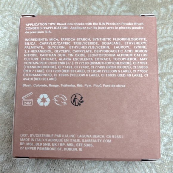 Brand New ILIA Soft Focus Blurring Blush Pulse Weightless Long-Lasting Talc-Free - Picture 3 of 13